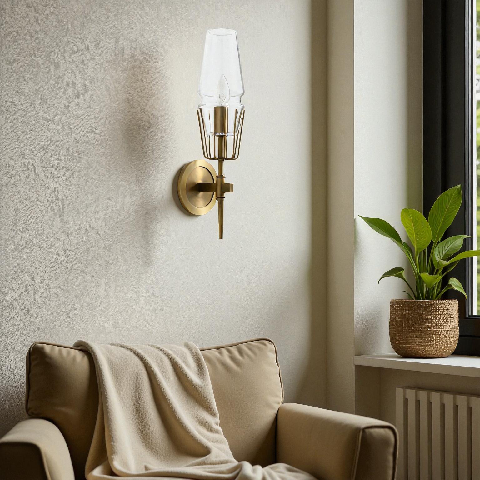 Moderne LED-Wandleuchte für den Innenbereich mit energieeffizienter, gleichmäßiger Beleuchtung