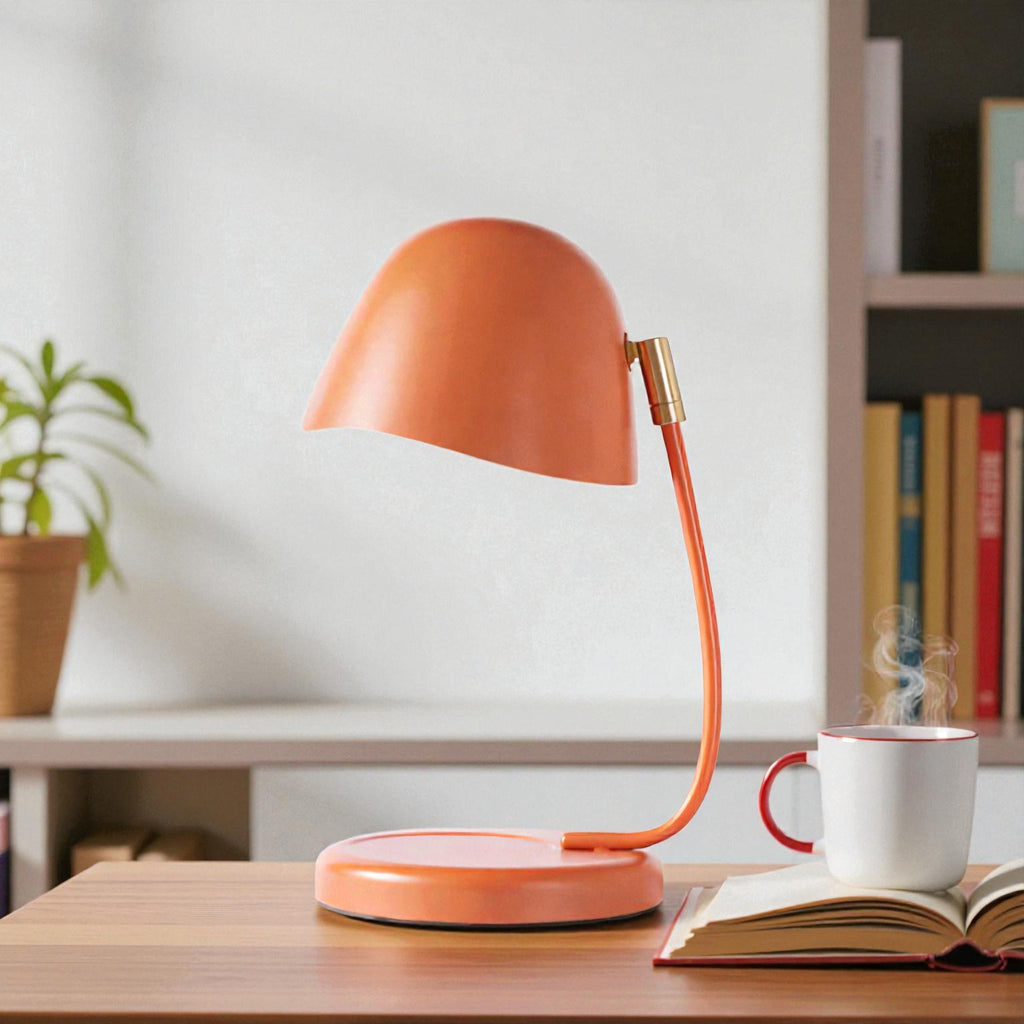 Metall-Tischlampe mit Kerzenhalter für elegante und gemütliche Innenbeleuchtung