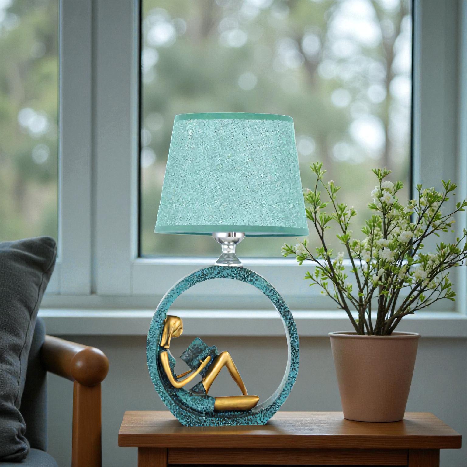 Quelix - LED Tischlampe nordisches Design fürs Schlafzimmer