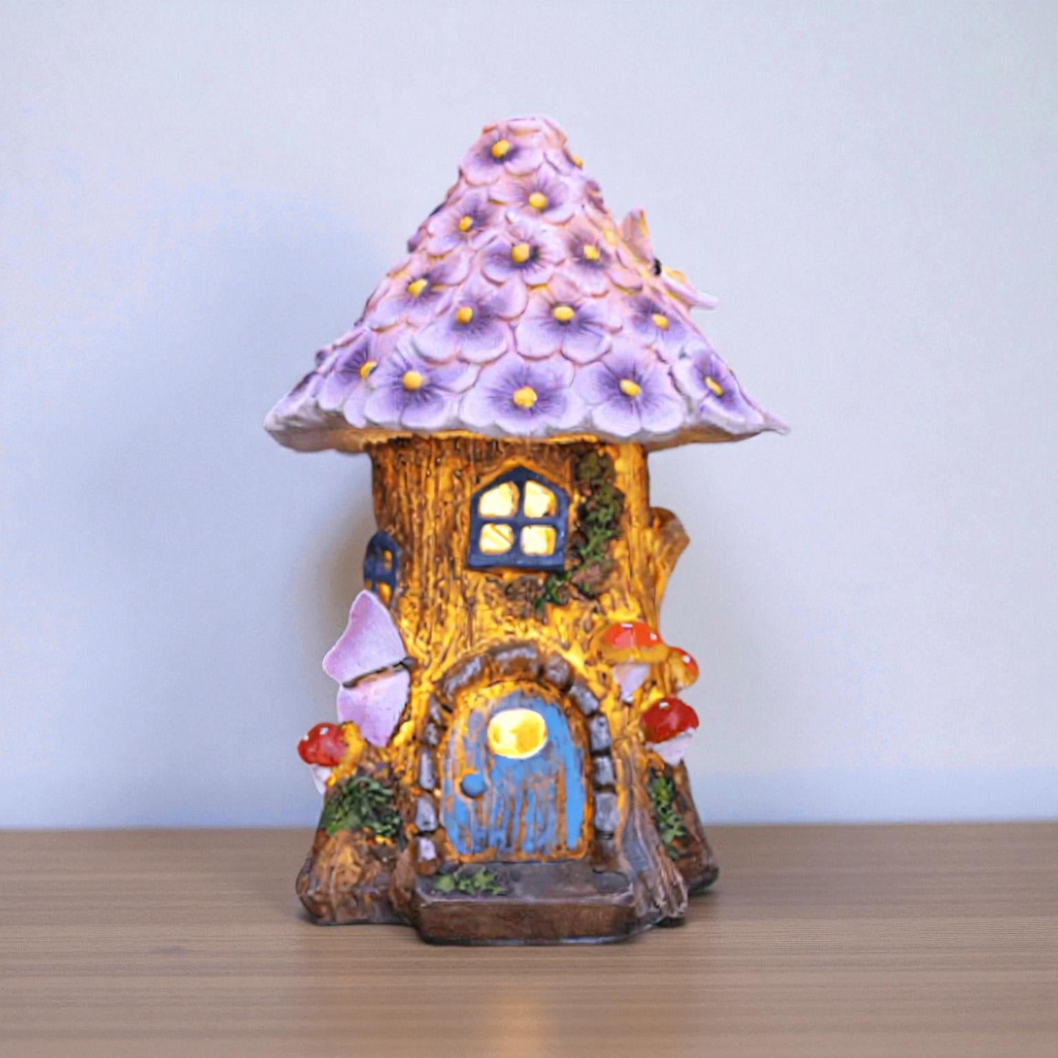 LED-Solarlampe mit pilzförmigem Design für zauberhafte Garten- und Außenbeleuchtung