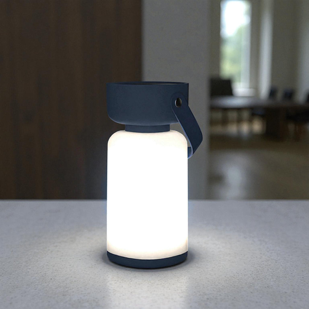 Wasserdichte tragbare LED-Tischlampe mit zylindrischem Design für Innen & Außen