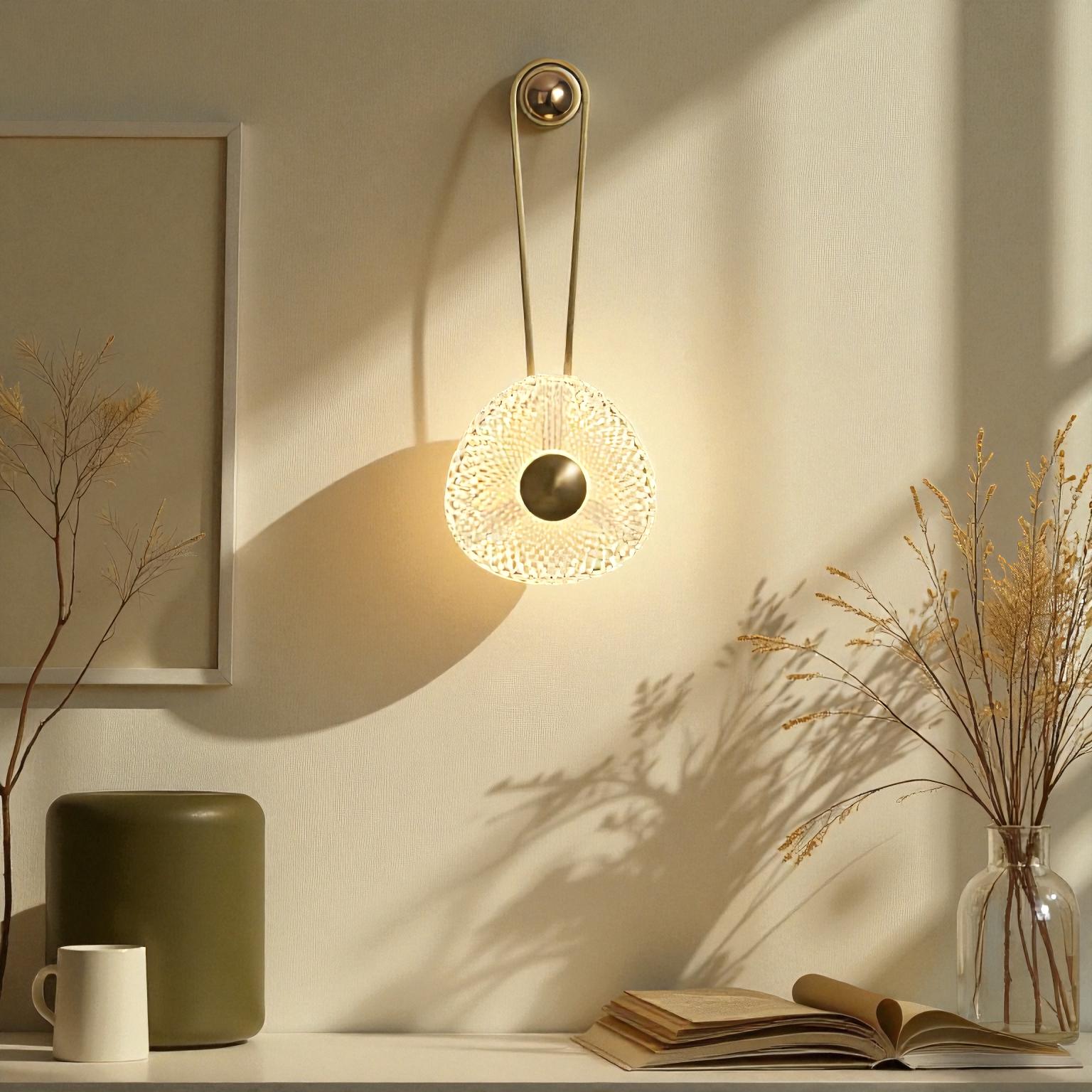 Wandleuchte mit Tropfen-Design für elegante und warme Innenbeleuchtung