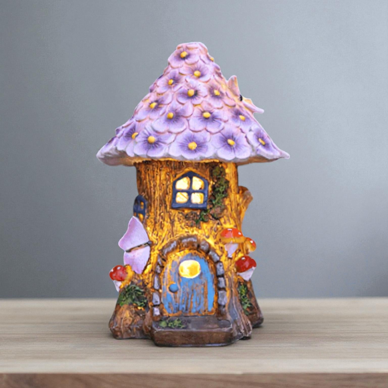 LED-Solarlampe mit pilzförmigem Design für zauberhafte Garten- und Außenbeleuchtung