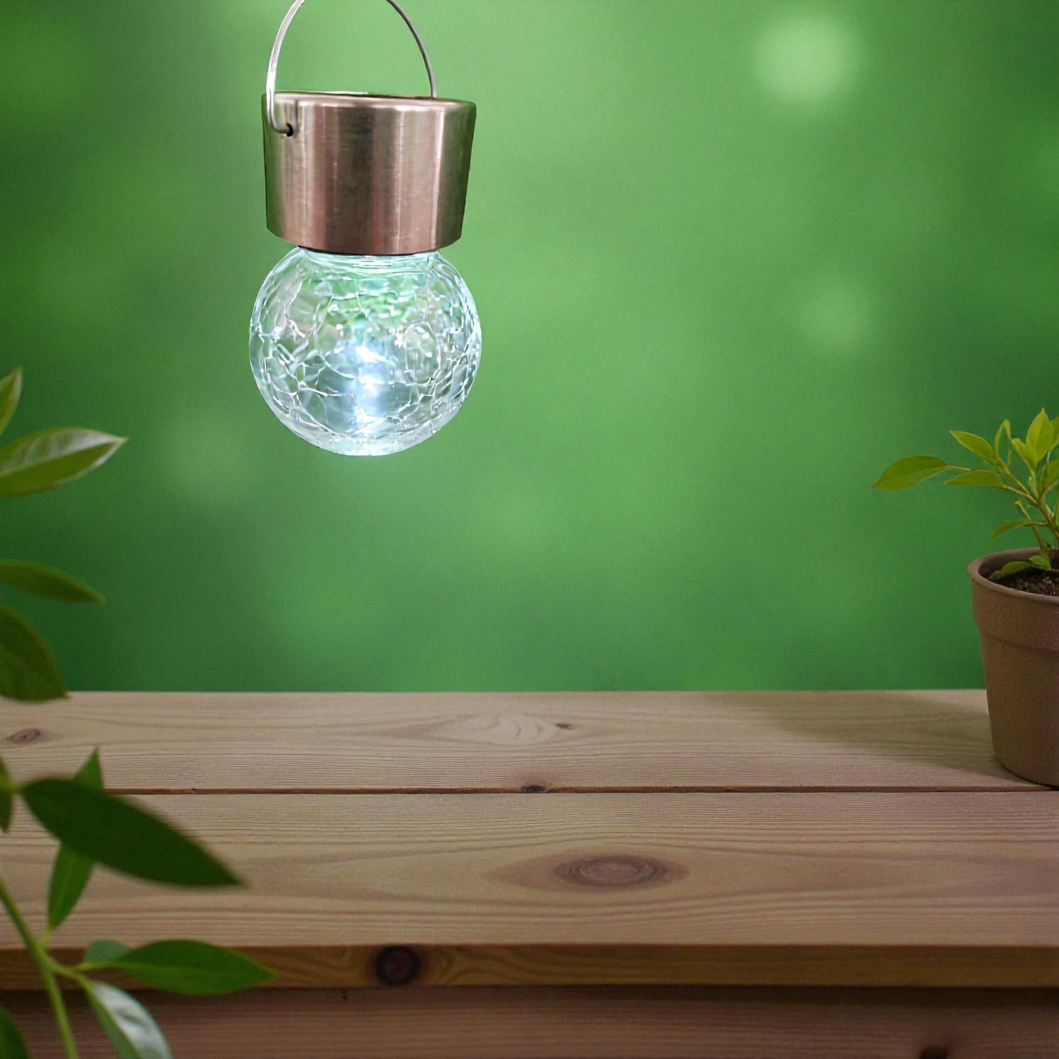 Tragbare handgeführte Solar-LED-Lampe für zuverlässige Außen- und Notbeleuchtung