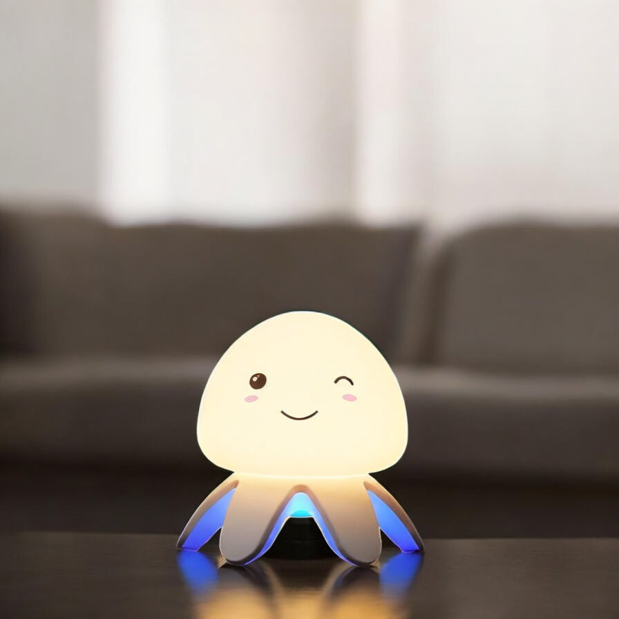 Wiederaufladbare LED-Nachtlampe mit Fernbedienung und Musik für vielseitige Beleuchtung