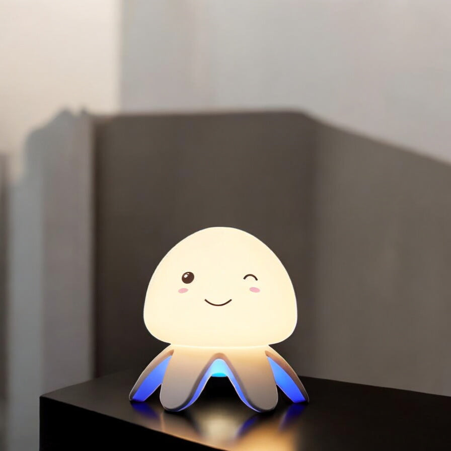 Wiederaufladbare LED-Nachtlampe mit Fernbedienung und Musik für vielseitige Beleuchtung