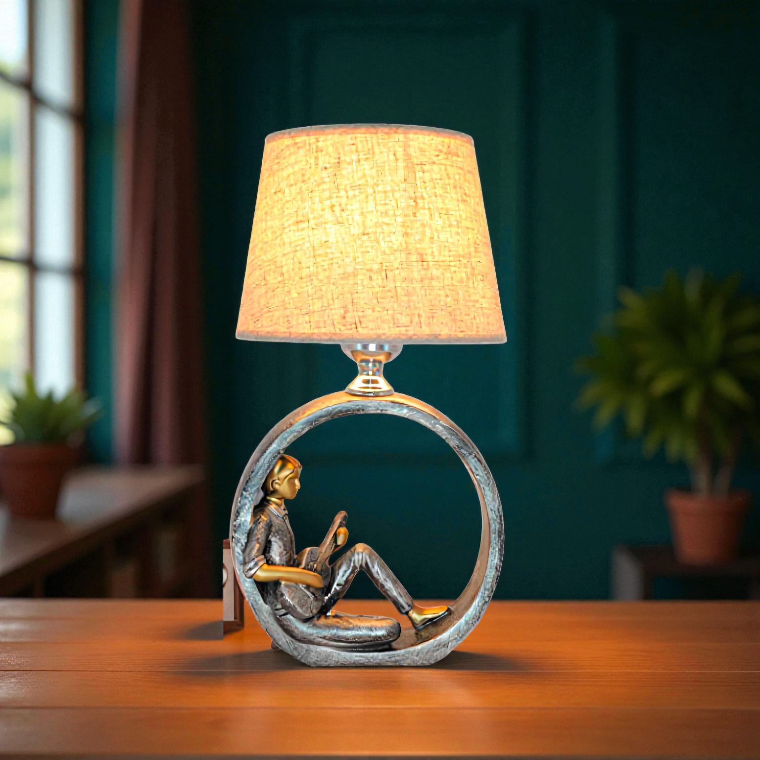 Quelix - LED Tischlampe nordisches Design fürs Schlafzimmer