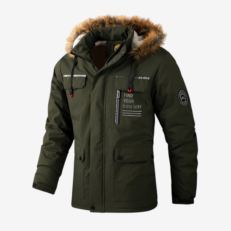 FleeceGuard – Wasserabweisende Jacke mit Fleecefutter und Reißverschluss