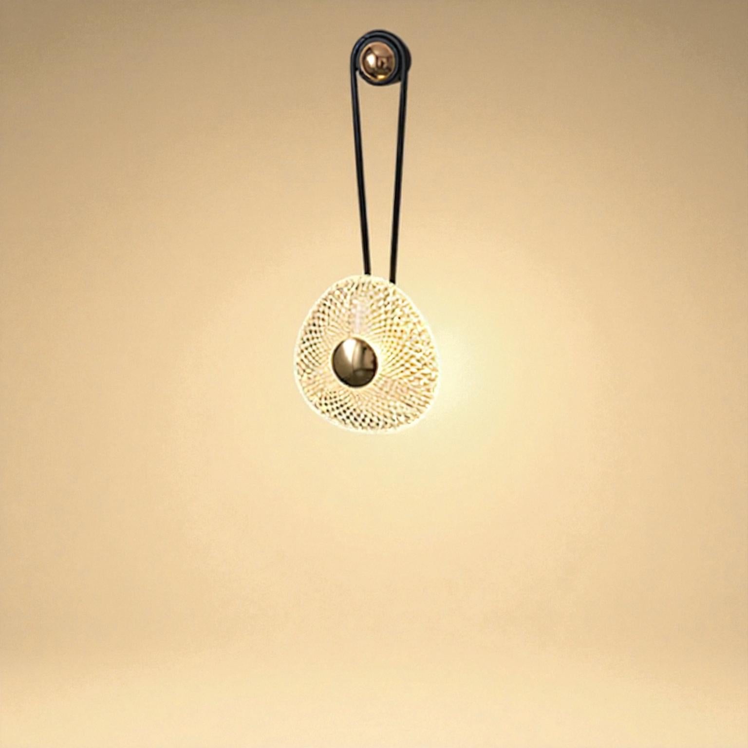 Wandleuchte mit Tropfen-Design für elegante und warme Innenbeleuchtung