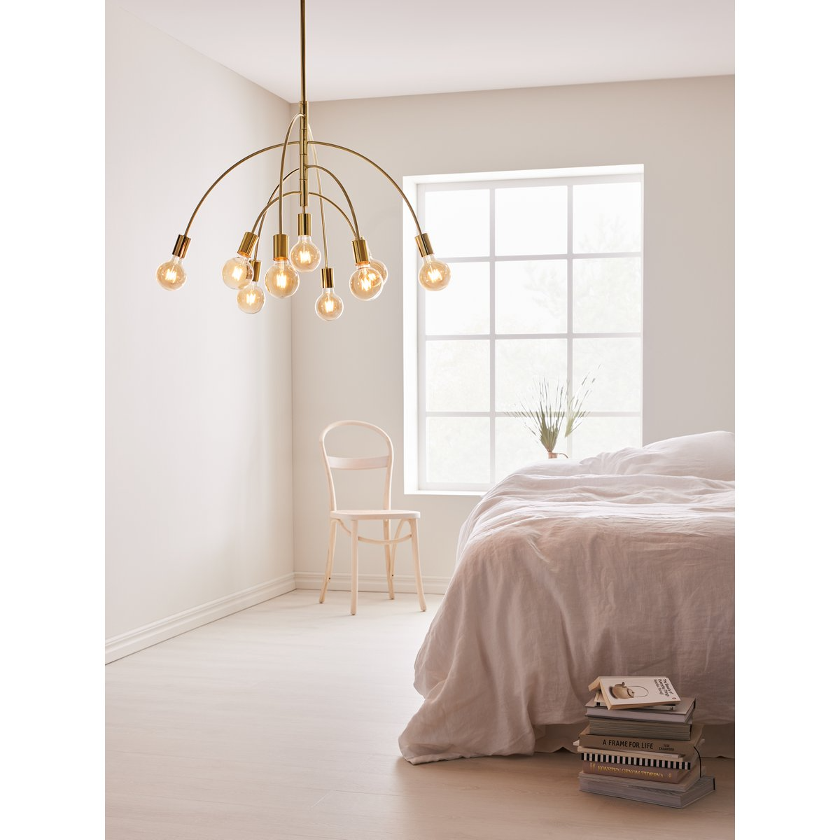 Markslöjd - Lavello Pendelleuchte, Messing/Gold, 9-flammig