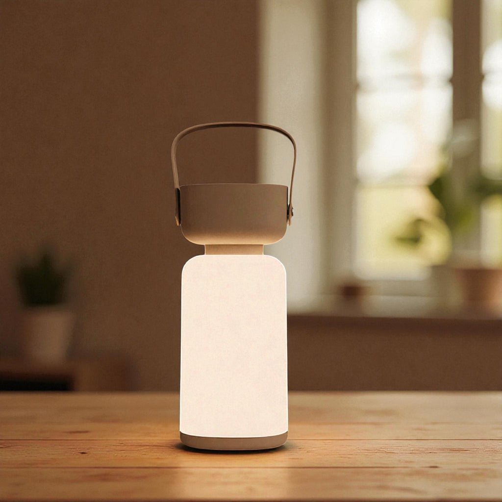 Wasserdichte tragbare LED-Tischlampe mit zylindrischem Design für Innen & Außen