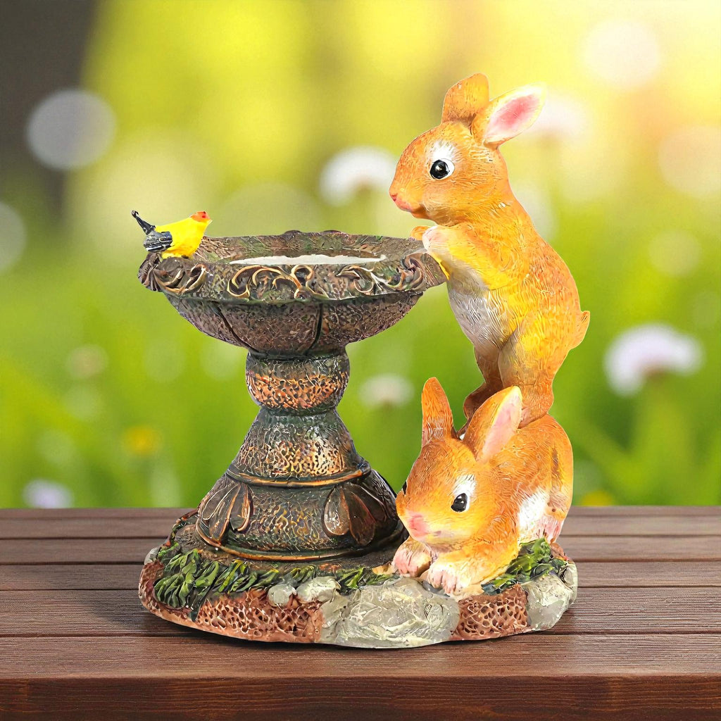 Solarbetriebene Außenlampe mit Tierfigur für charmante Garten- und Terrassenbeleuchtung