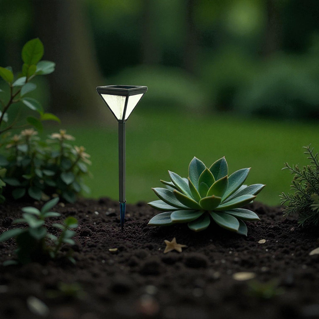 LED-Rasenleuchte mit Solardesign für zuverlässige Außen- und Gartenbeleuchtung