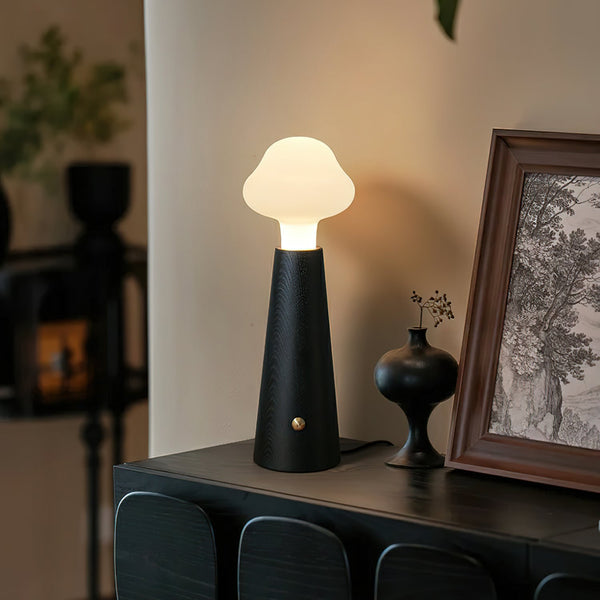 Cloudlet - Tischleuchte aus Holz und Acryl