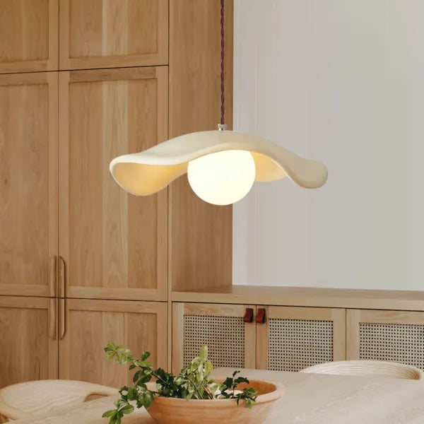 Wabi - Sabi Pendelleuchte für Esszimmer, Lotusblatt-Design,