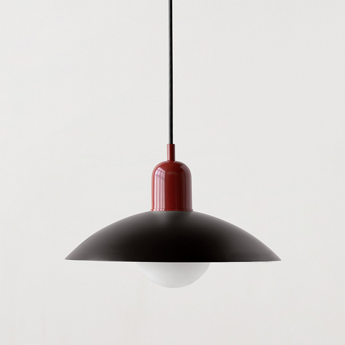 Macaron - Bauhaus Pendelleuchte, Metall & Glas