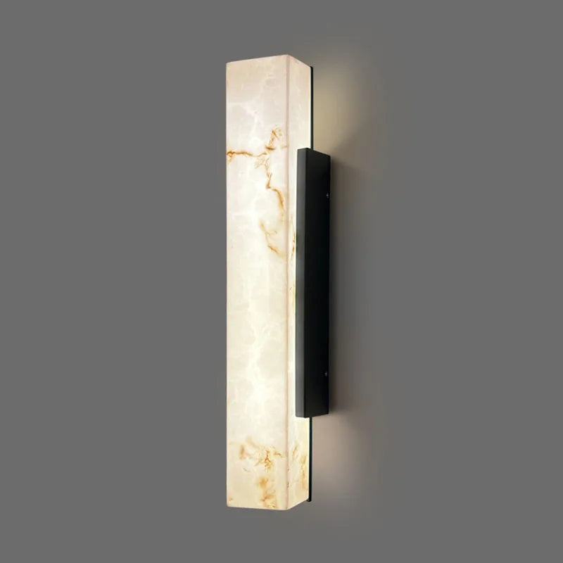 Aussenlux - Außenwandleuchte in Marmoroptik, Schutzart IP65