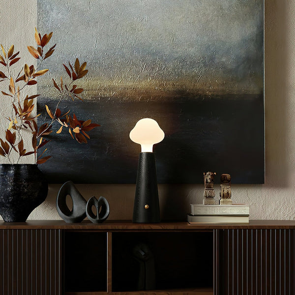 Cloudlet - Tischleuchte aus Holz und Acryl