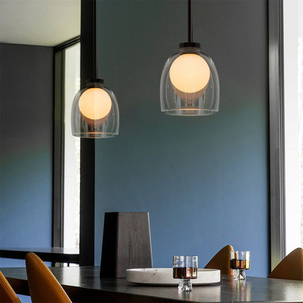 Aurela - Moderne Pendelleuchte mit Glaskugel