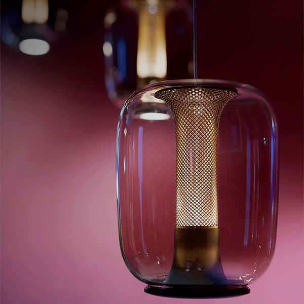 Halona - Schwarze Glas Pendelleuchte