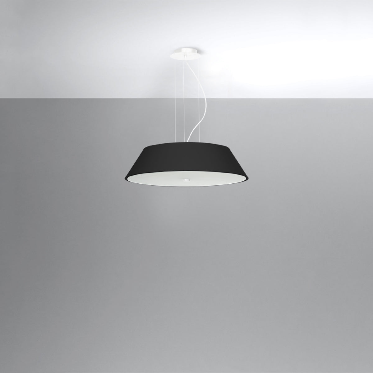 Rondea - Schwarzer Kronleuchter 60 cm