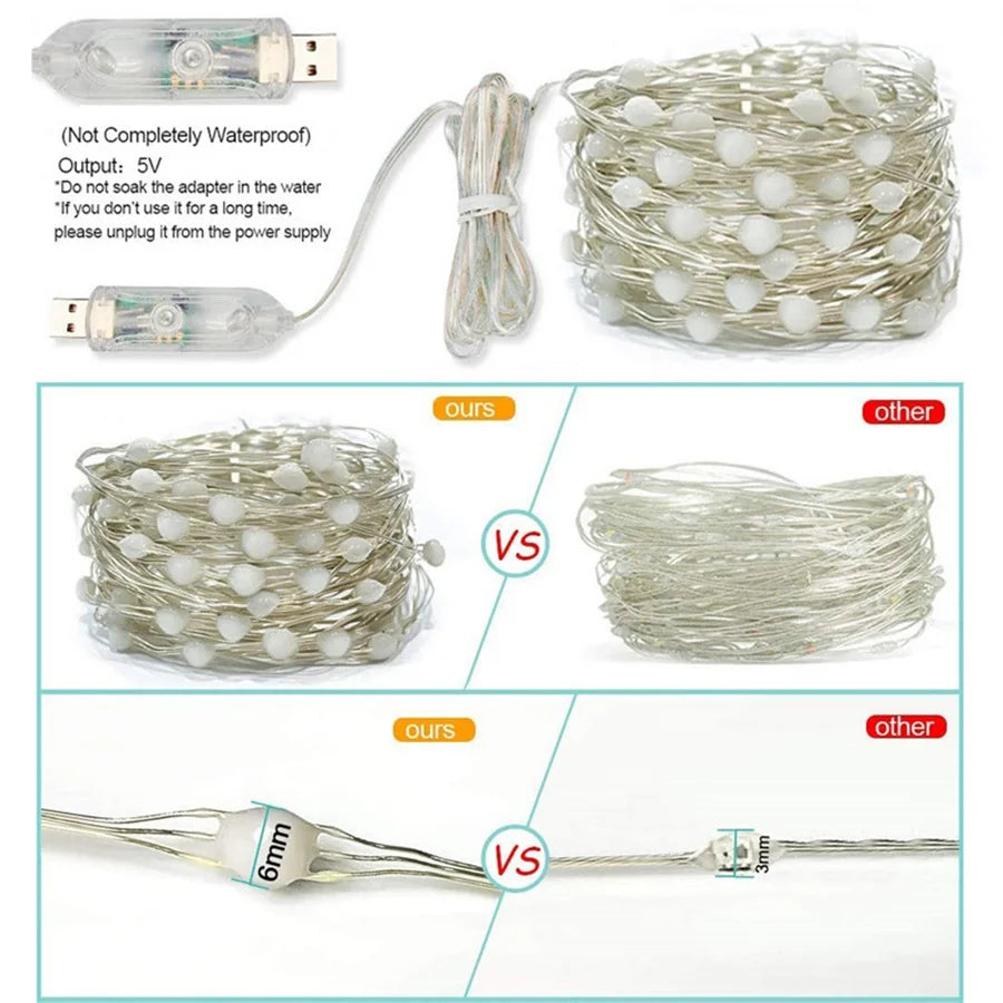 RGB - Smart LED-Lichterkette 10 m/20 m