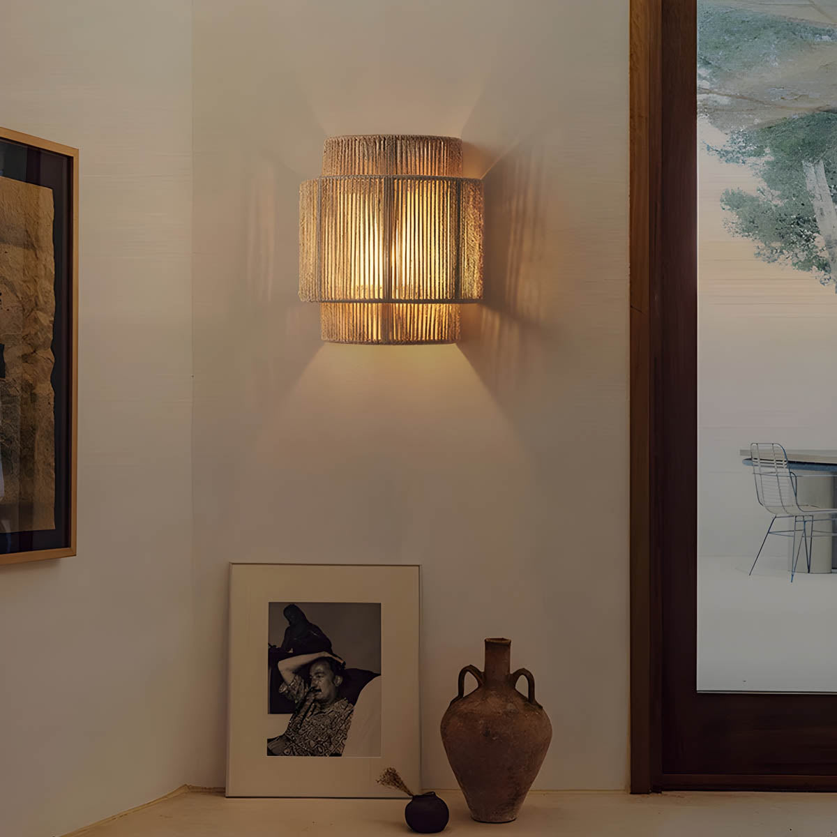 Somnia - Wandleuchte mit Seil Design E27 LED