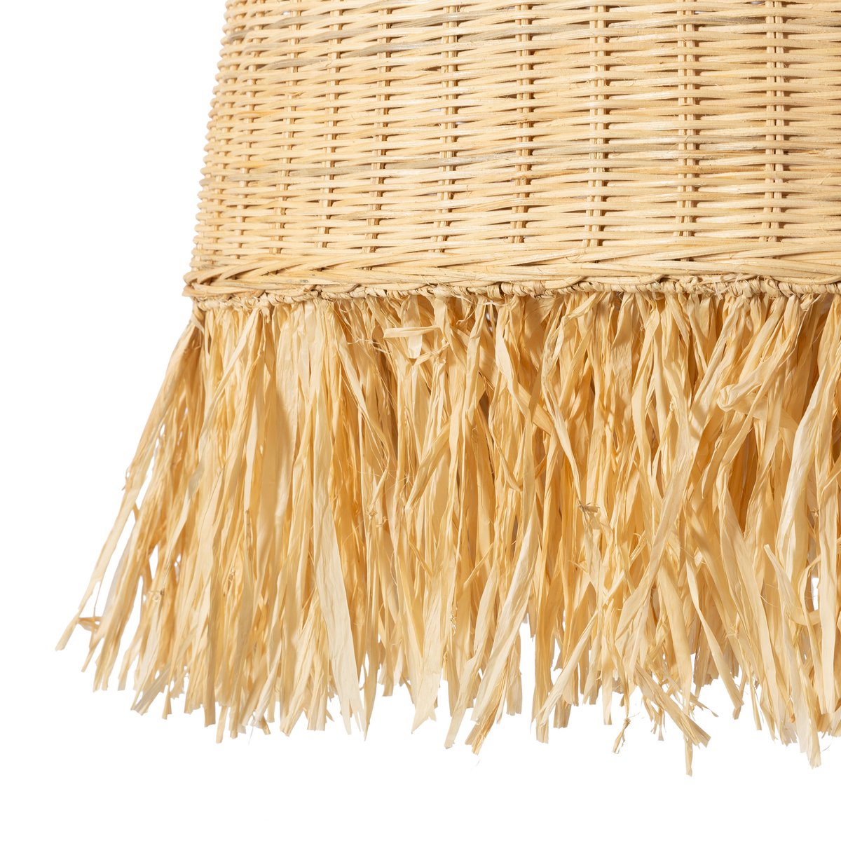 Alexandra - Thai - Deckenleuchte aus Naturrattan und Sisal