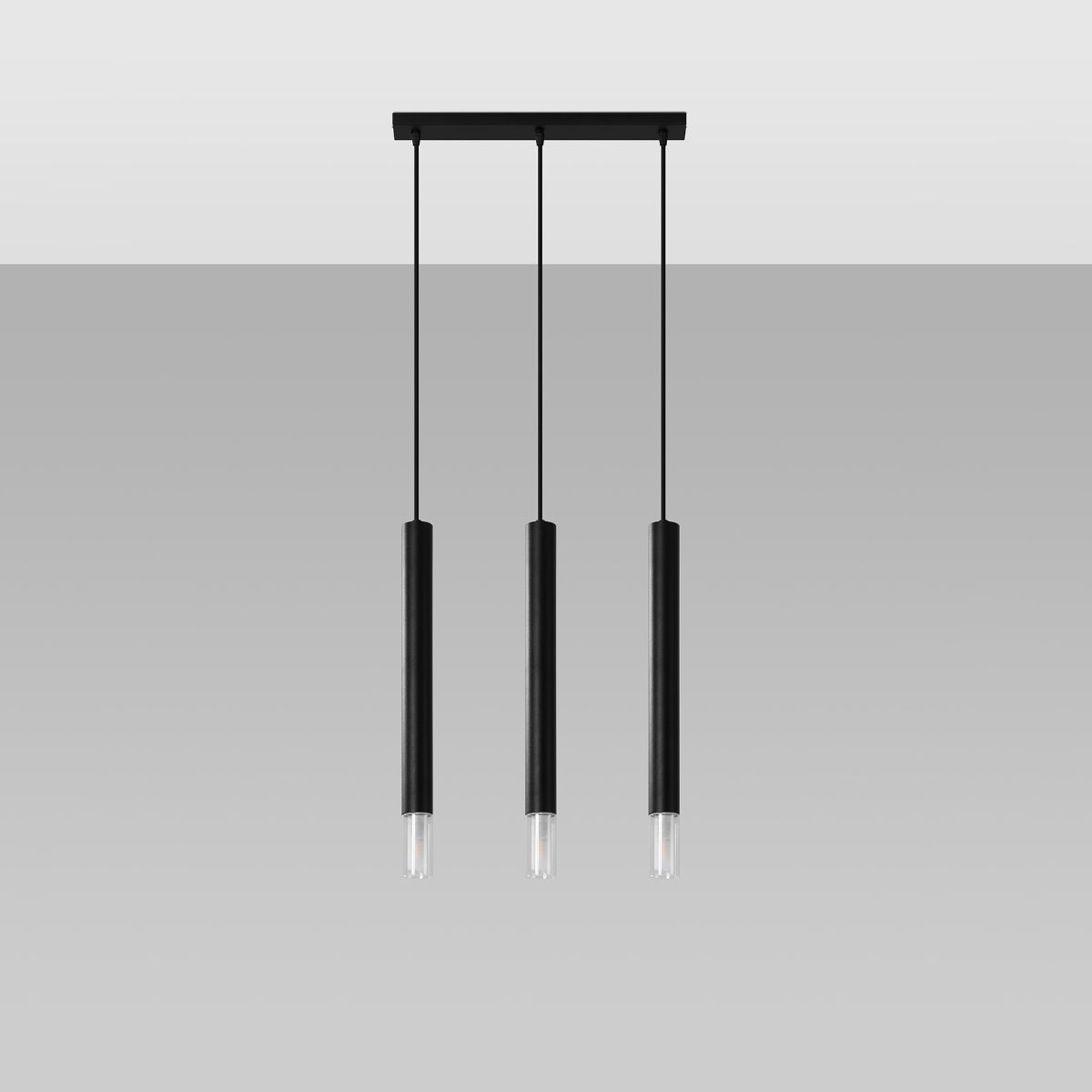 Nimbus - Pendelleuchte G9, 3-flammig, schwarz