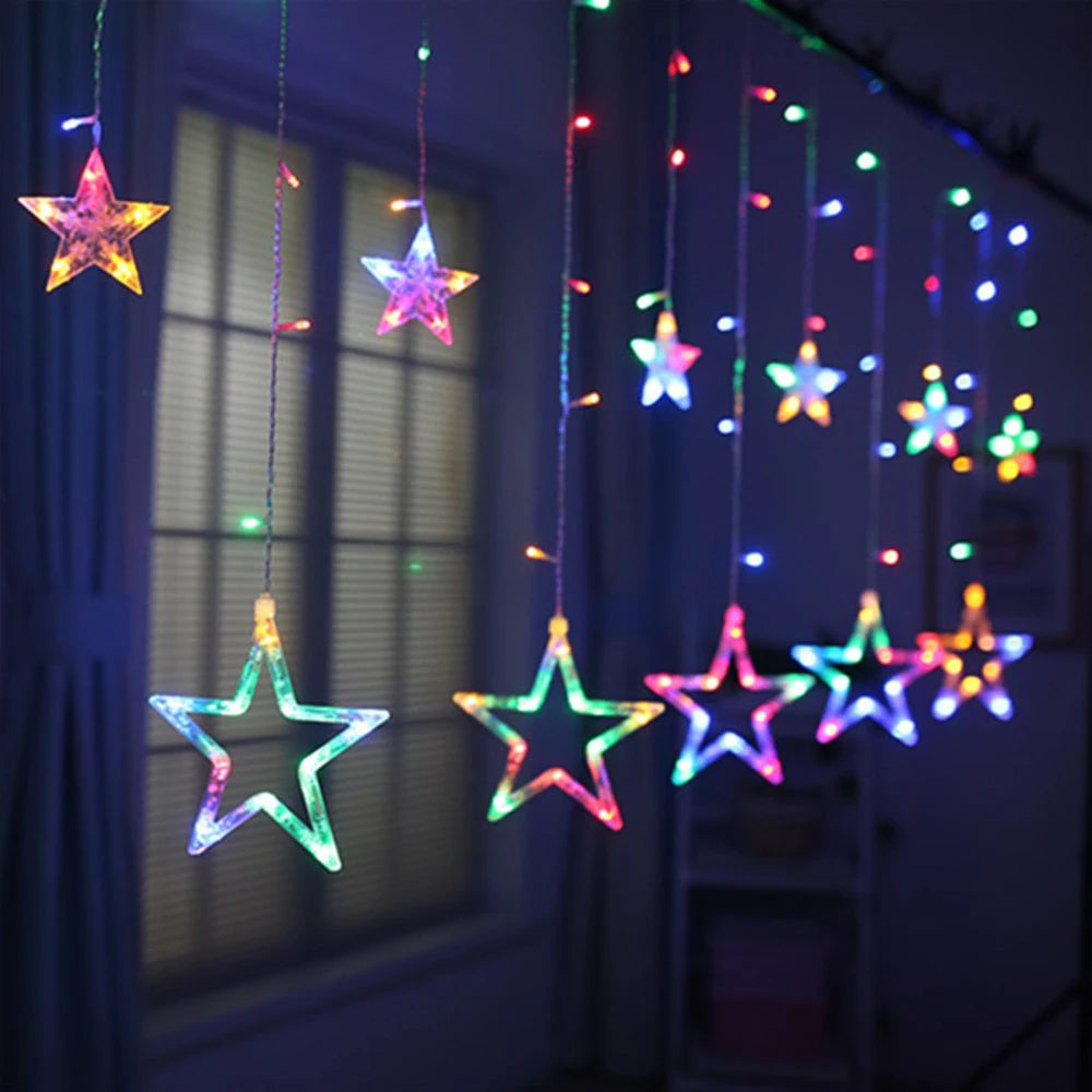 Sternen-Lichterkette - LED Lichterkette
