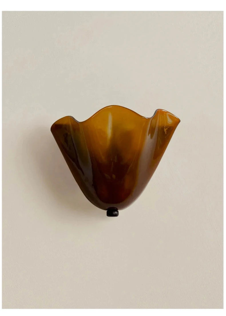 Murano - Wandleuchte aus farbigem Wabi-Sabi-Glas im