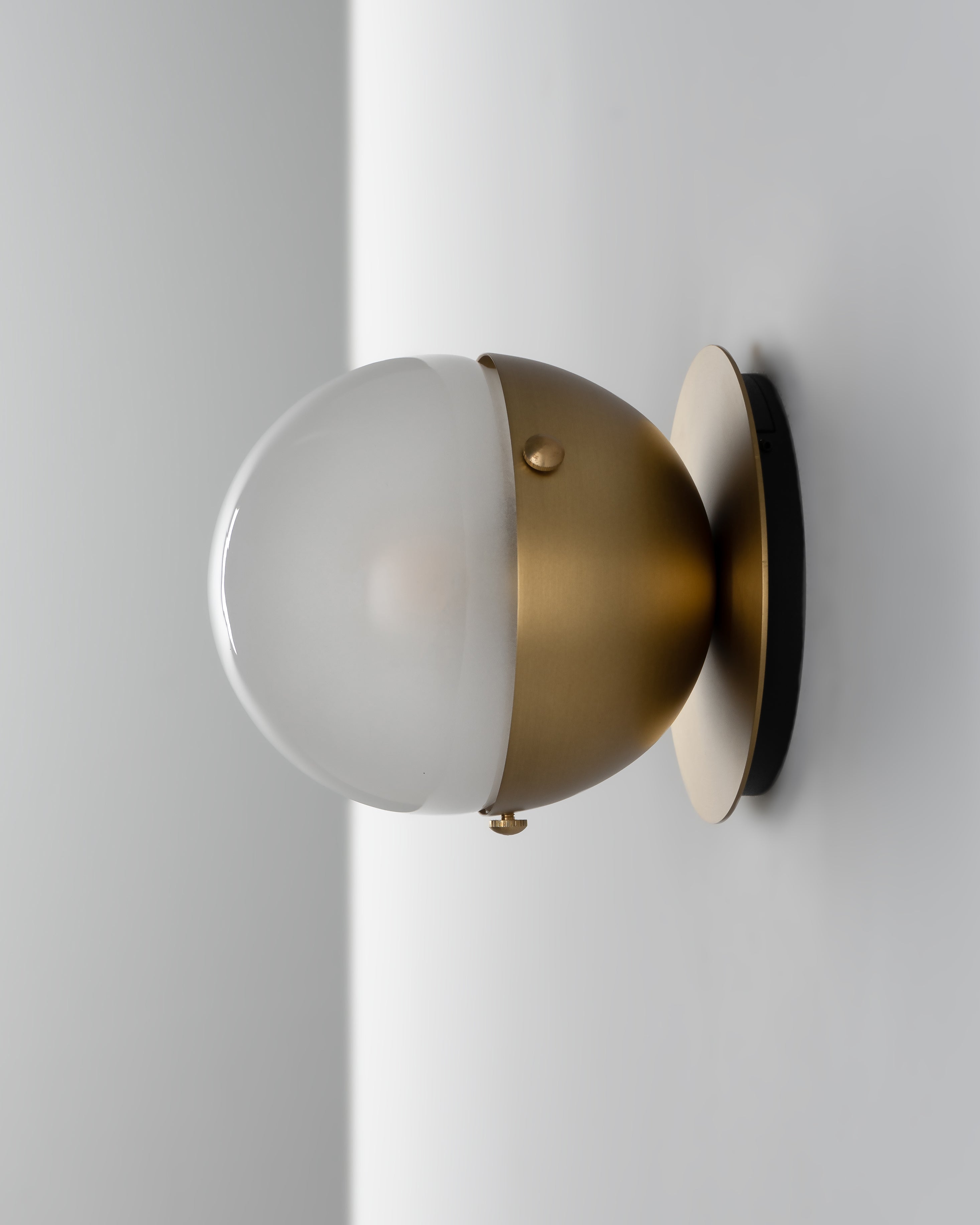 Metall/Glas - Designer-Wandleuchte, Metall/Glas