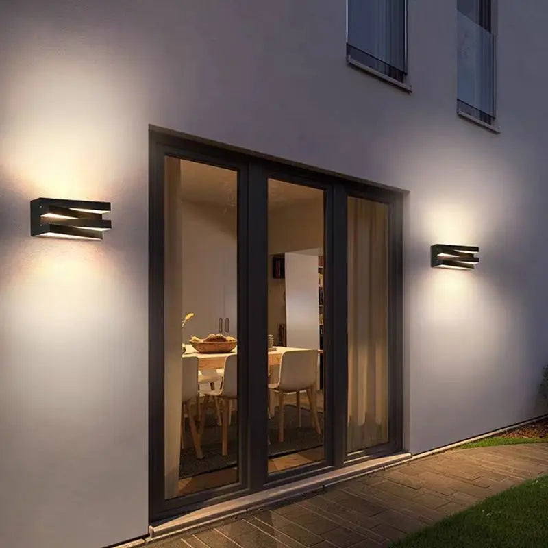 Vortia - LED-Außenwandleuchte IP65 aus Aluminium und