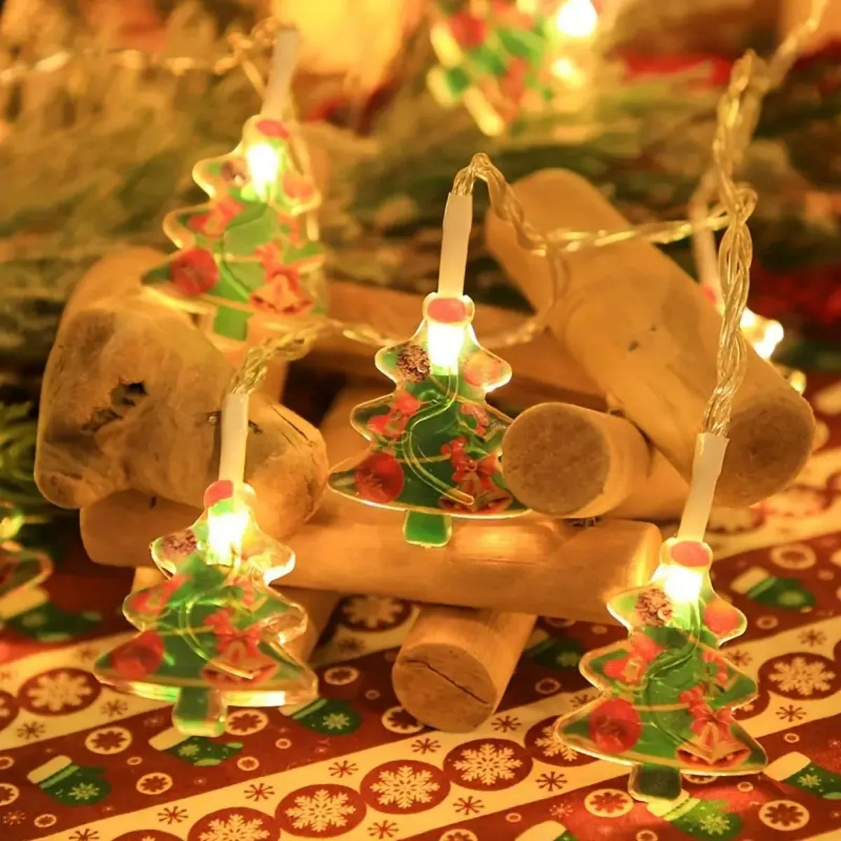 Weihnachtslichterkette - warmweißen LEDs