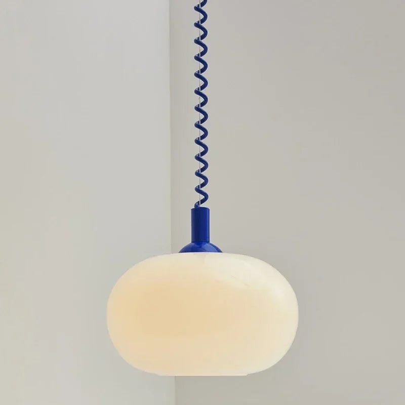Minimalistische - Glaspendelleuchte mit LED