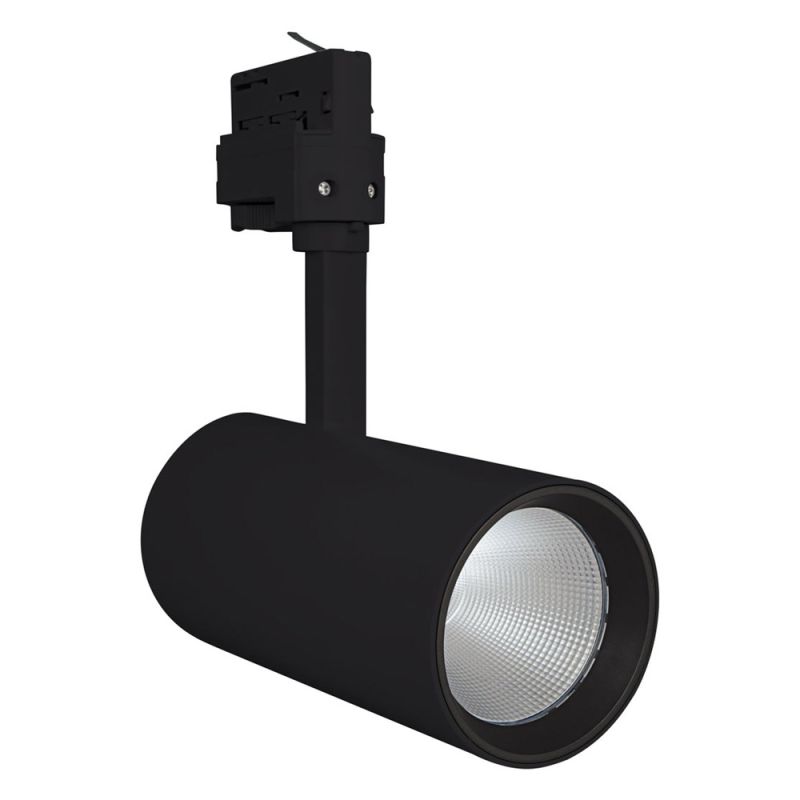 Brila - 3-phasiger LED-Schienenstrahler Ø85 mm, schwarz, 35