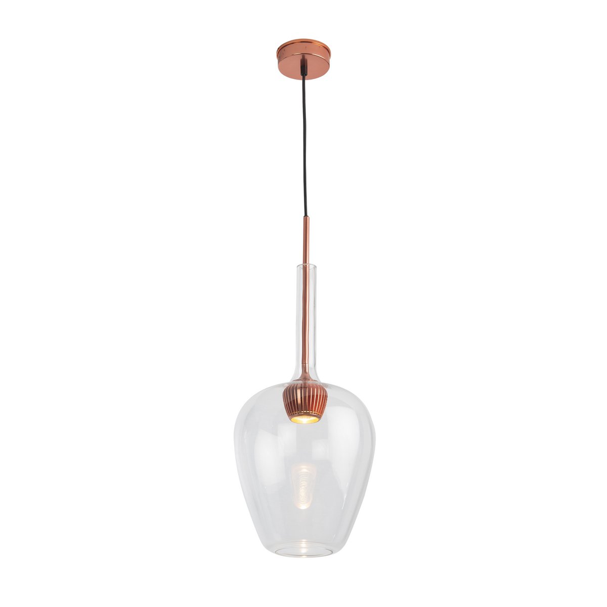 Alexandra - Thai - Kupfer-Deckenleuchte 25 x 25 x 66 cm