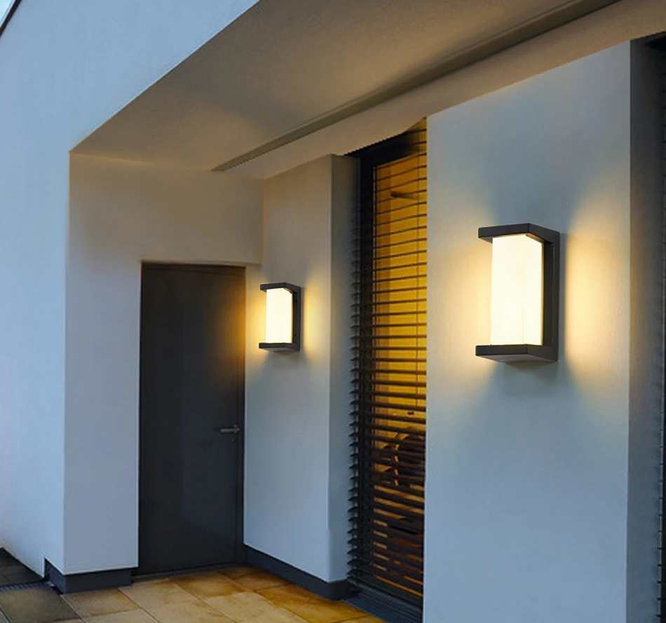 Natura - IP65 LED-Außenwandleuchte mit Radarsensor