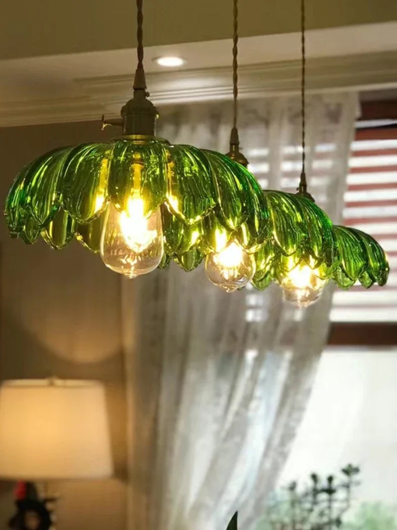 Lumio - Vintage-Pendelleuchte aus Kupfer und Glas