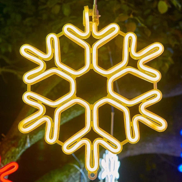 Natura - LED-Schneeflockenlicht für den Außenbereich