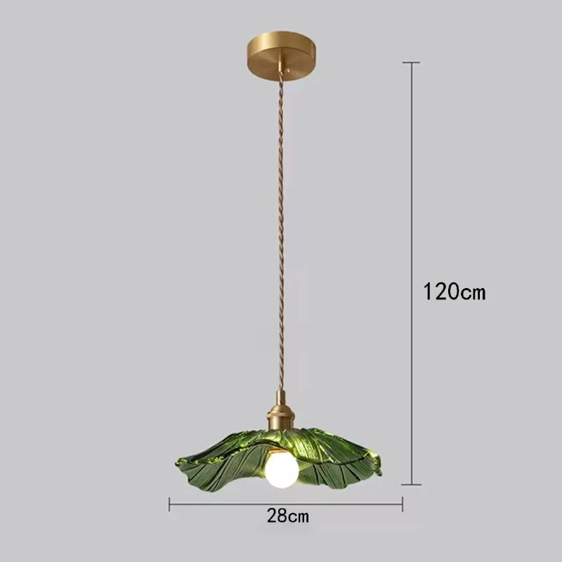 Celira - Art-Deco-Pendelleuchte aus Glas und Eisen