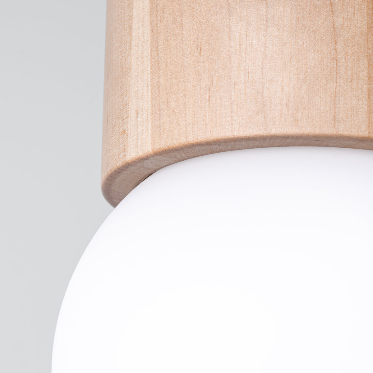 Lucero - Deckenleuchte aus Holz, 12 cm Durchmesser