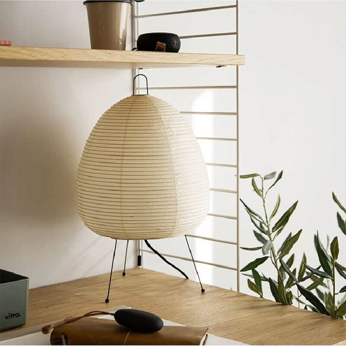 Japanische - Tischlampe Reispapier