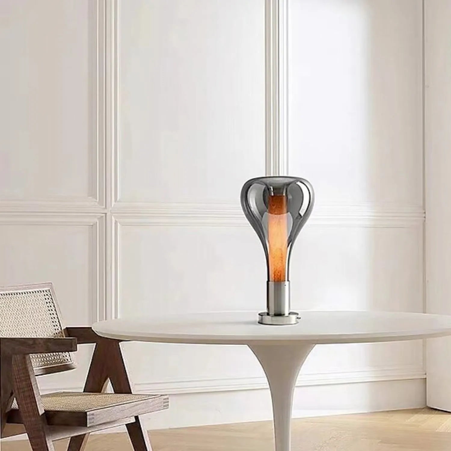 Lava - Art Glas-Tischleuchte
