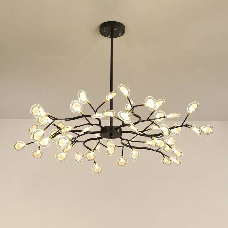 Verzweigter - LED Glühwürmchen Kronleuchter aus Acryl