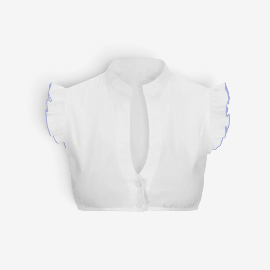 Elegante Dirndlbluse für Damen mit Knöpfen