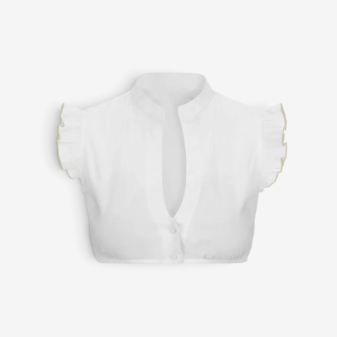 Elegante Dirndlbluse für Damen mit Knöpfen