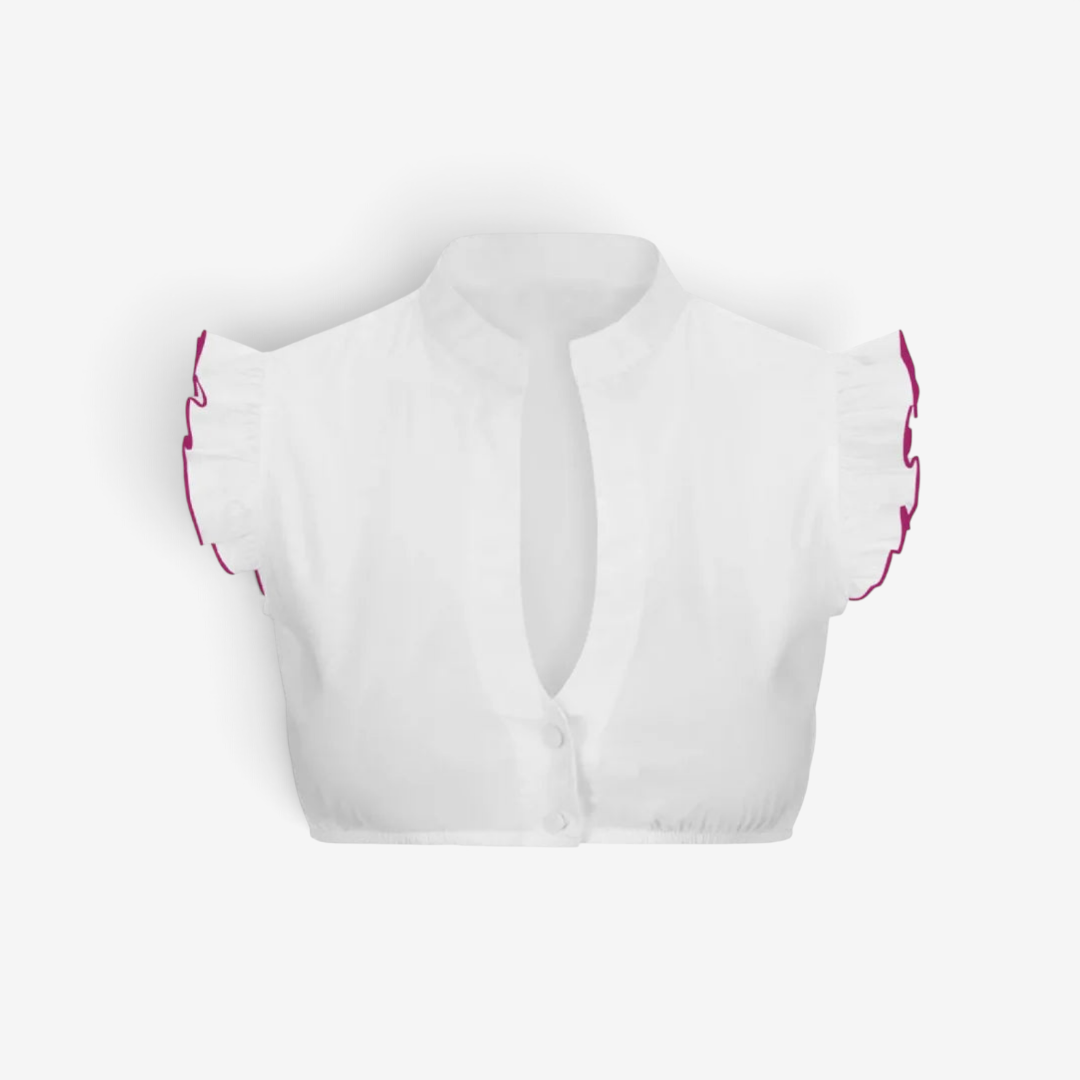 Elegante Dirndlbluse für Damen mit Knöpfen