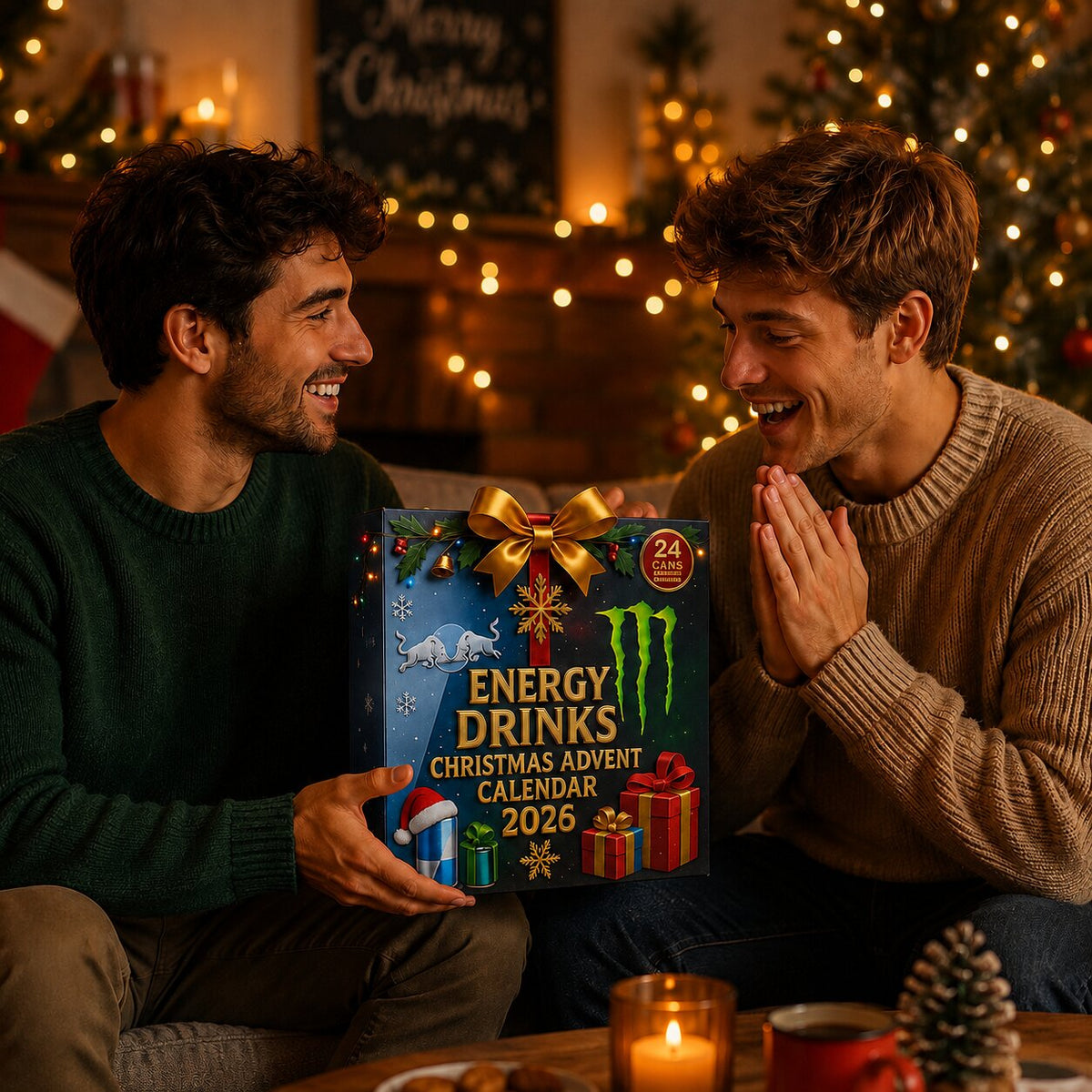 Boostember - Adventskalender mit Energy Drink Motiven