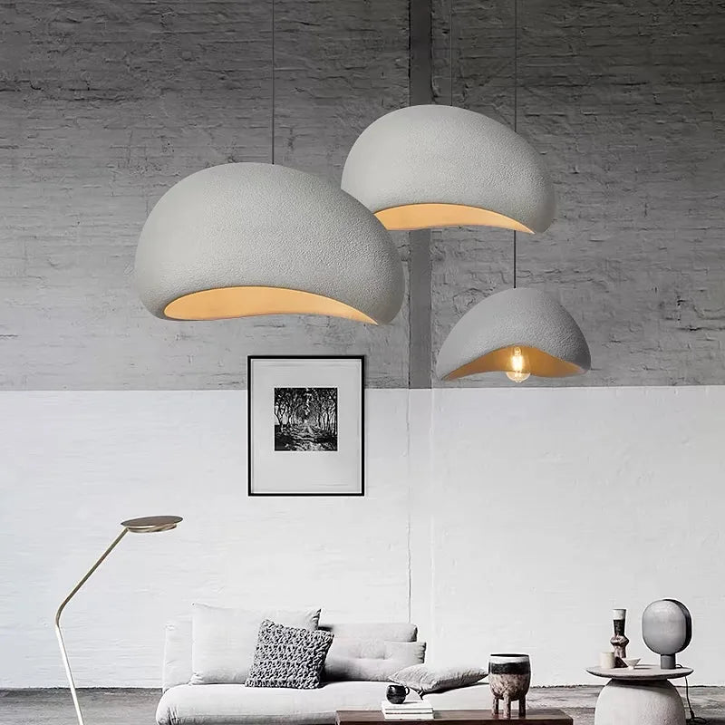 Zenita - Wabi-Sabi LED-Pendelleuchte aus Polystyrol